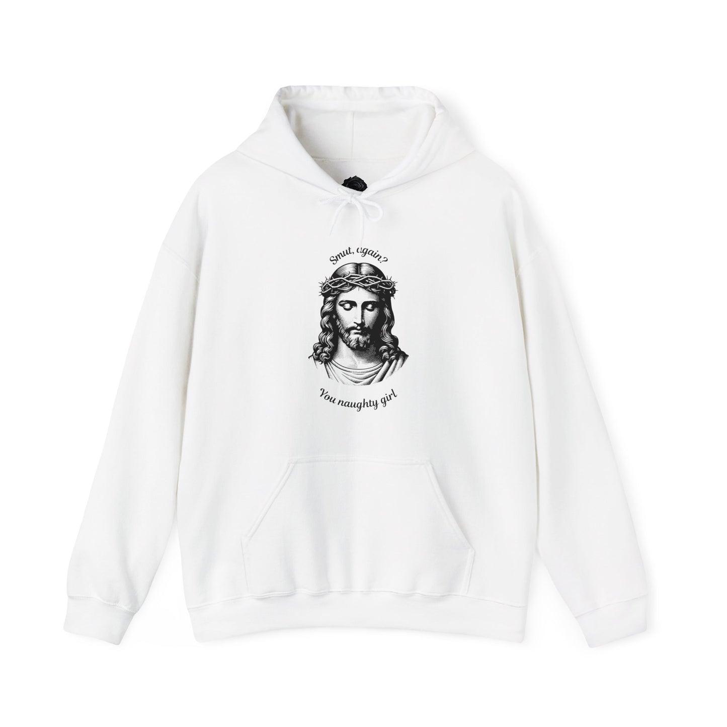 "Smut again?" Unisex Heavy Blend™ Hooded Sweatshirt