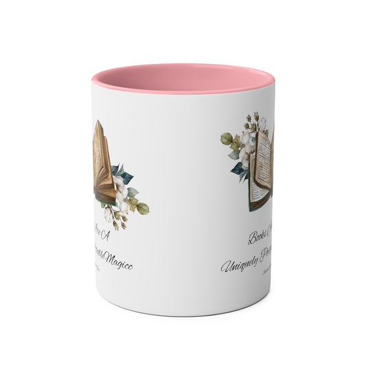 Two-Tone Coffee Mugs, 11oz "books are a uniquely portable form of magic."