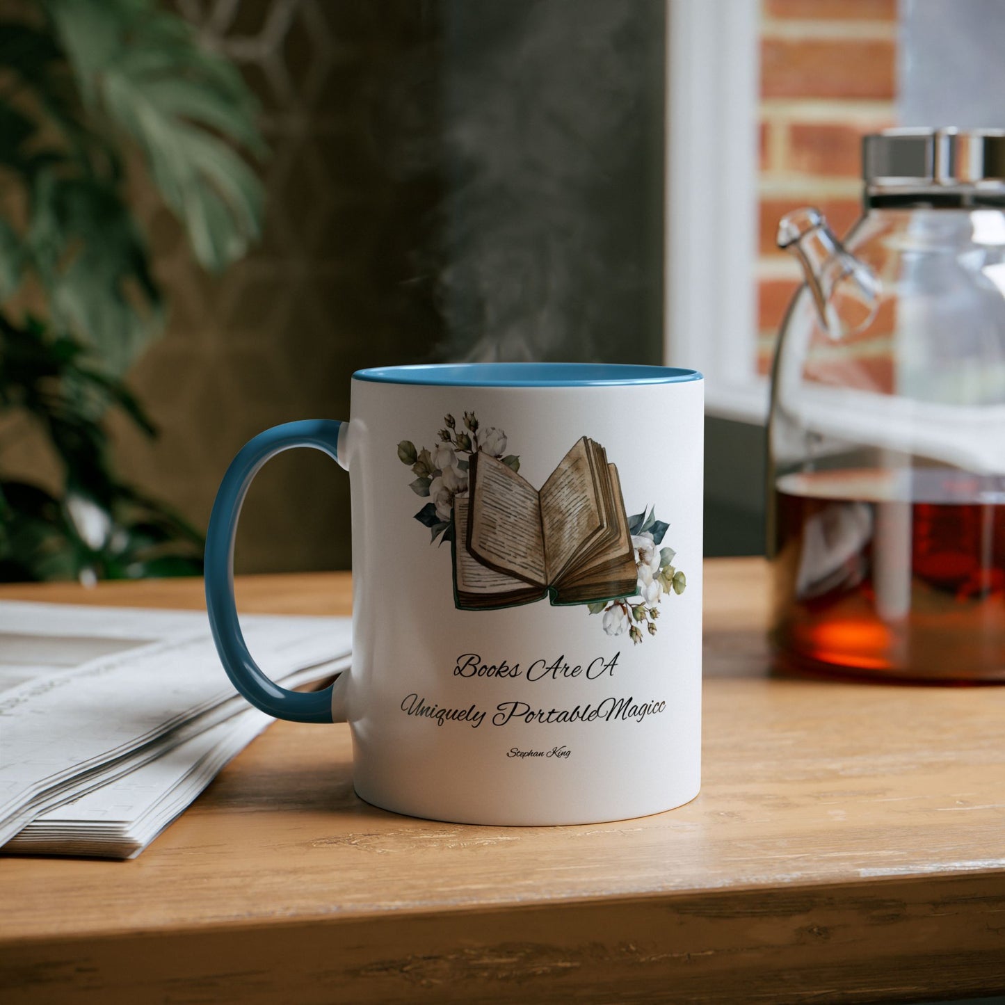 Two-Tone Coffee Mugs, 11oz " looking for my fairy tale beast."