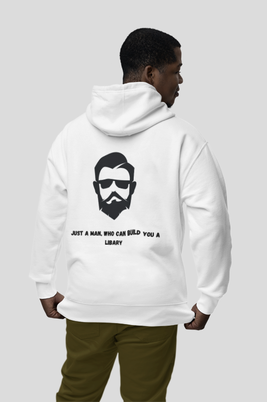 Unisex Heavy Blend™ Hooded Sweatshirt "Just a man, who can build you a libary."